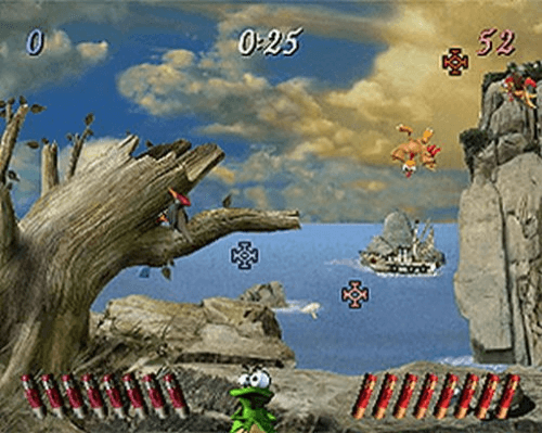 Moorhuhn 3 Es Gibt Huhn screenshot 2 for Playstation